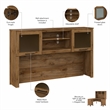 Somerset 60W Desk Hutch in Fresh Walnut - Engineered Wood
