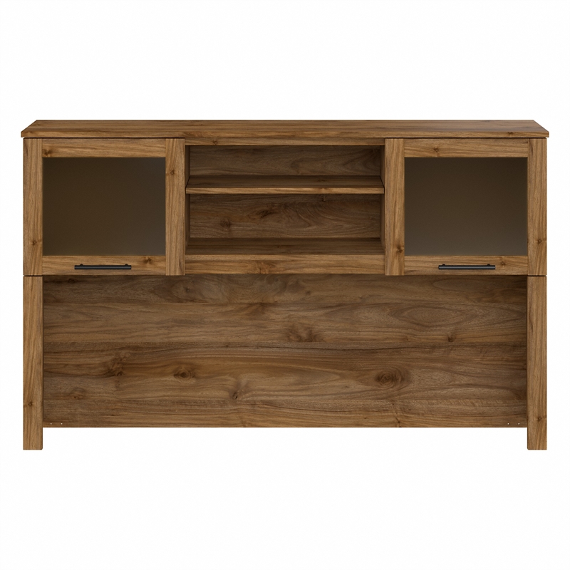 Somerset 60W Desk Hutch in Fresh Walnut - Engineered Wood