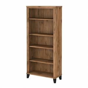 Bush Furniture Somerset Tall 5 Shelf Bookcase - Engineered Wood