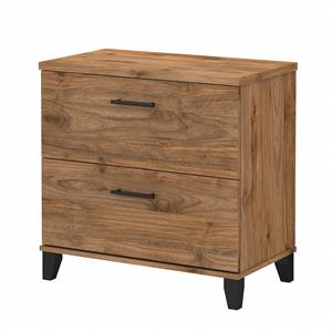 Bush Furniture Somerset 2 Drawer Lateral File Cabinet - Engineered Wood