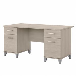 Bush Furniture Somerset 60W Office Desk with Drawers - Engineered Wood
