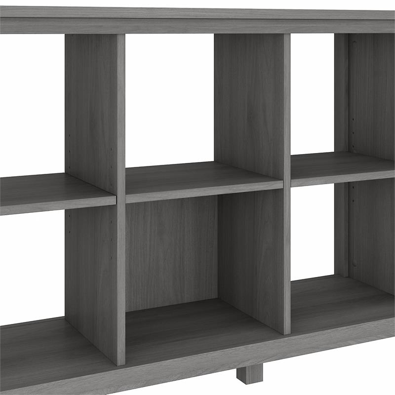 Broadview 6 Cube Organizer in Modern Gray Engineered Wood