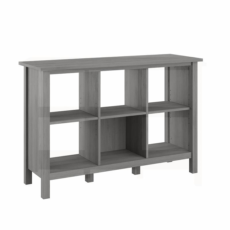 Broadview 6 Cube Organizer in Modern Gray Engineered Wood