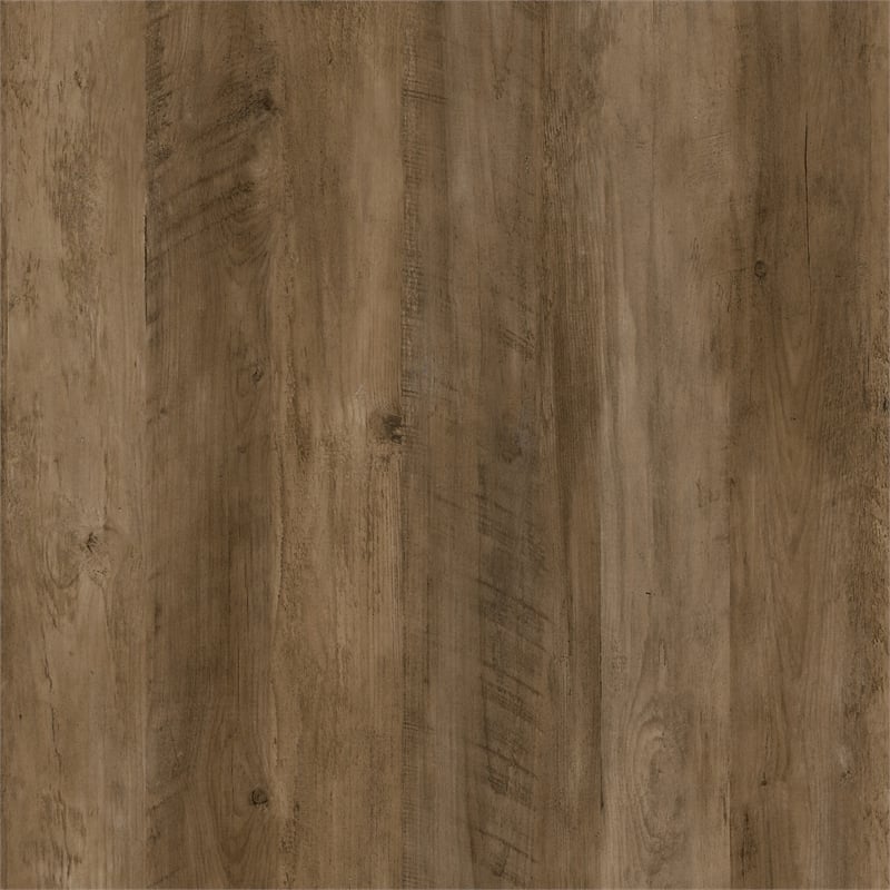 Cabot L Shaped Desk with Hutch and Storage in Reclaimed Pine - Engineered Wood