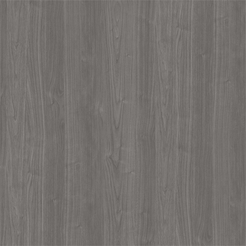 Cabot L Shaped Desk with Hutch and Bookcase in Modern Gray - Engineered Wood
