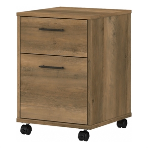Key West 2 Drawer Mobile File Cabinet in Reclaimed Pine - Engineered Wood
