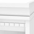 Fairview 5 Shelf Bookcase in Pure White and Shiplap Gray - Engineered Wood