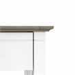Key West Nightstand with Drawer in Pure White and Shiplap Gray - Engineered Wood