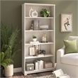 Cabot Tall 5 Shelf Bookcase in Linen White Oak - Engineered Wood