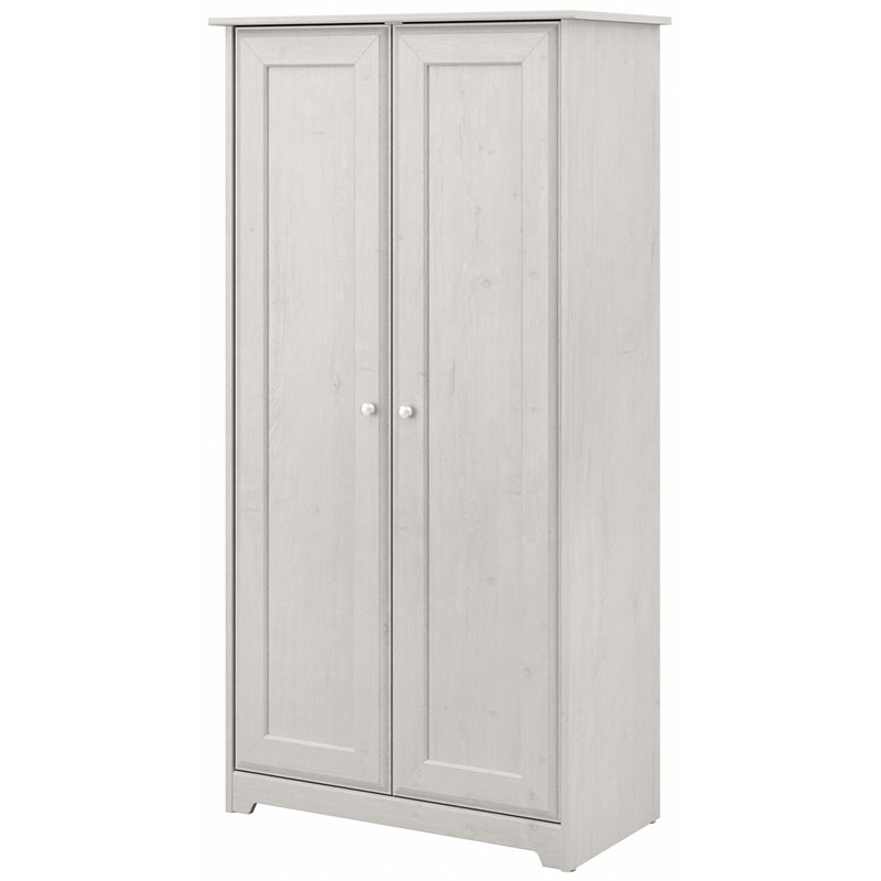 Linen White Oak Engineered Wood, Tall Linen Storage Cabinet