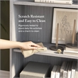 Cabot Tall 5 Shelf Bookcase in Modern Gray - Engineered Wood