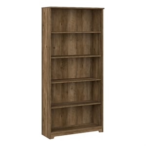 Cabot Tall 5 Shelf Bookcase in Reclaimed Pine - Engineered Wood