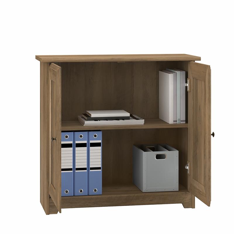 Cabot Small Storage Cabinet With Doors In Reclaimed Pine Engineered Wood Wc31596 03 8851