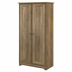 Cabot Tall Storage Cabinet with Doors in Reclaimed Pine - Engineered Wood