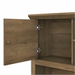 Yorktown 60W Desk Hutch with 2 Doors in Reclaimed Pine - Engineered Wood