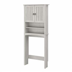 Salinas Over The Toilet Storage Cabinet in Linen White Oak - Engineered Wood