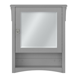Salinas Bathroom Medicine Cabinet with Mirror in Cape Cod Gray - Engineered Wood