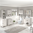 Salinas Bathroom Medicine Cabinet with Mirror in Linen White - Engineered Wood