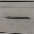 Bush Key West Tall Engineered Wood Bookcase Cabinet in Driftwood Gray