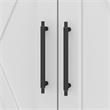 Bush Key West Engineered Wood & Linen Cabinet and Space Saver in White Ash