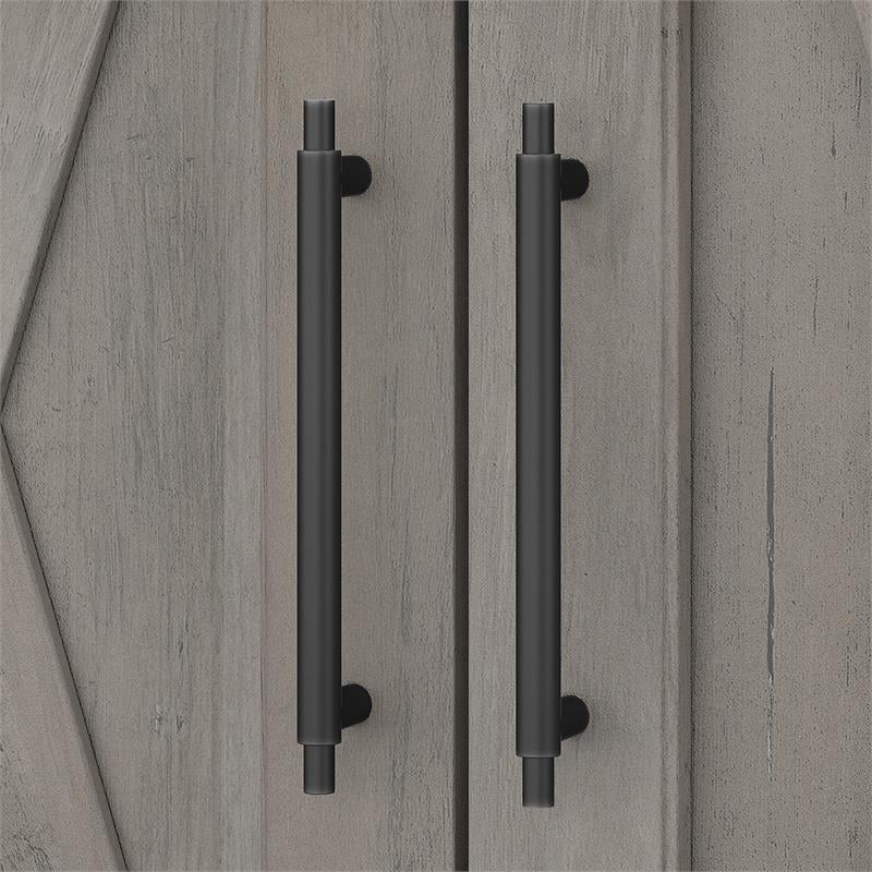 Key West Bathroom Wall Cabinet with Doors in Driftwood Gray - Engineered Wood