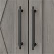 Key West Bathroom Wall Cabinet with Doors in Driftwood Gray - Engineered Wood