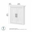 Key West Bathroom Wall Cabinet with Doors in White Ash - Engineered Wood