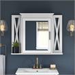 Key West Bathroom Medicine Cabinet with Mirror in White Ash - Engineered Wood