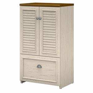 Bush Furniture Fairview 2 Door Wooden Shoe Storage Cabinet