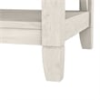 Key West Console Table with Drawers and Shelves in Linen White - Engineered Wood