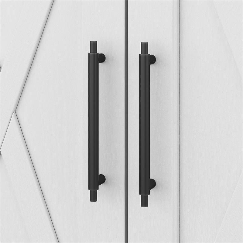 Bush Key West Engineered Wood Bathroom Vanity Sink with Mirror in White Ash