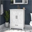 Key West 24W Bathroom Vanity with Sink in White Ash - Engineered Wood