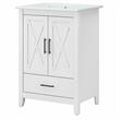 Key West 24W Bathroom Vanity with Sink in White Ash - Engineered Wood