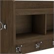 Woodland 40W Wall Mounted Coat Rack in Ash Brown - Engineered Wood