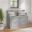 Woodland 40W Entryway Bench with Doors in Cape Cod Gray - Engineered Wood