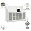 Woodland Entryway Storage Set with Drawers in White Ash - Engineered Wood