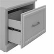Woodland 24W Small Shoe Bench with Drawer in Cape Cod Gray - Engineered Wood