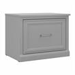 Woodland 24W Small Shoe Bench with Drawer in Cape Cod Gray - Engineered Wood