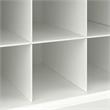 Woodland 40W Shoe Storage Bench with Shelves in White Ash - Engineered Wood