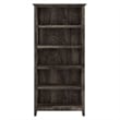 Key West Tall 5 Shelf Bookcase in Dark Gray Hickory - Engineered Wood