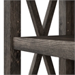 Key West 5 Shelf Bookcase Set in Dark Gray Hickory - Engineered Wood