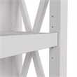 Key West 5 Shelf Bookcase Set in Pure White Oak - Engineered Wood