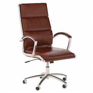 Somerset High Back Executive Office Chair in Harvest Cherry - Bonded Leather