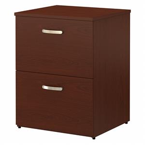 commerce lateral file cabinet in autumn cherry - engineered wood