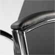 Bush Cabot High Back Faux Leather Executive Office Chair in Dark Gray