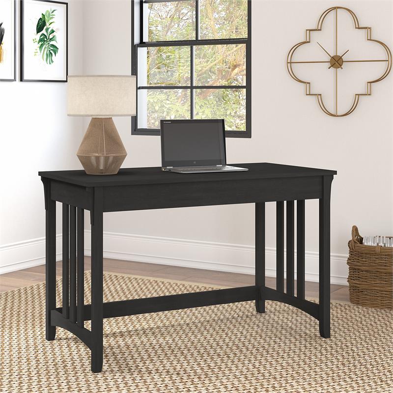 Salinas 48W Writing Desk in Vintage Black - Engineered Wood ...