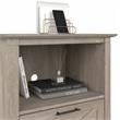 Key West Lateral File Cabinet with Shelf in Washed Gray - Engineered Wood