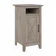 Key West Nightstand with Door in Washed Gray - Engineered Wood