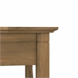 Bush Key West Engineered Wood Writing Desk with Tufted Chair in Reclaimed Pine