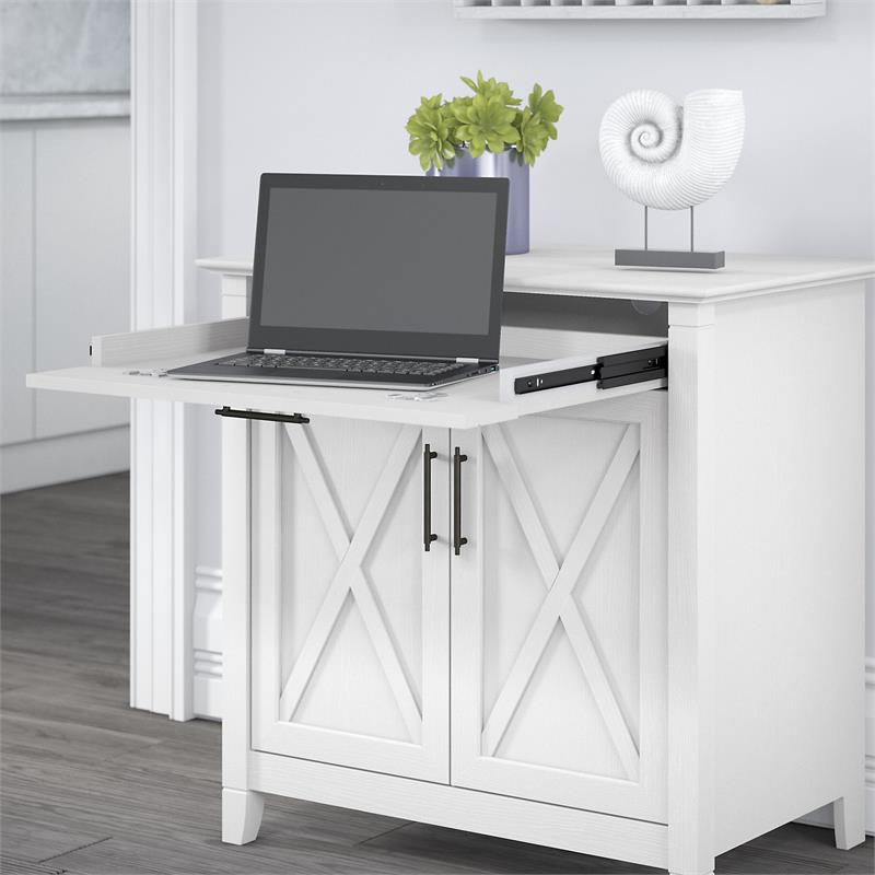 White Computer Armoire Desk - Amazadesign